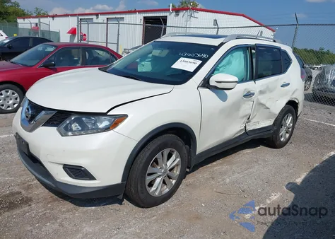 2016 Nissan Rogue Sv из США, поврежденный, VIN 5N1AT2MV7GC831285